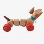 Plan Toys Happy Puppy – Pull Along Dog Toy