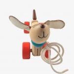Plan Toys Happy Puppy – Pull Along Dog Toy