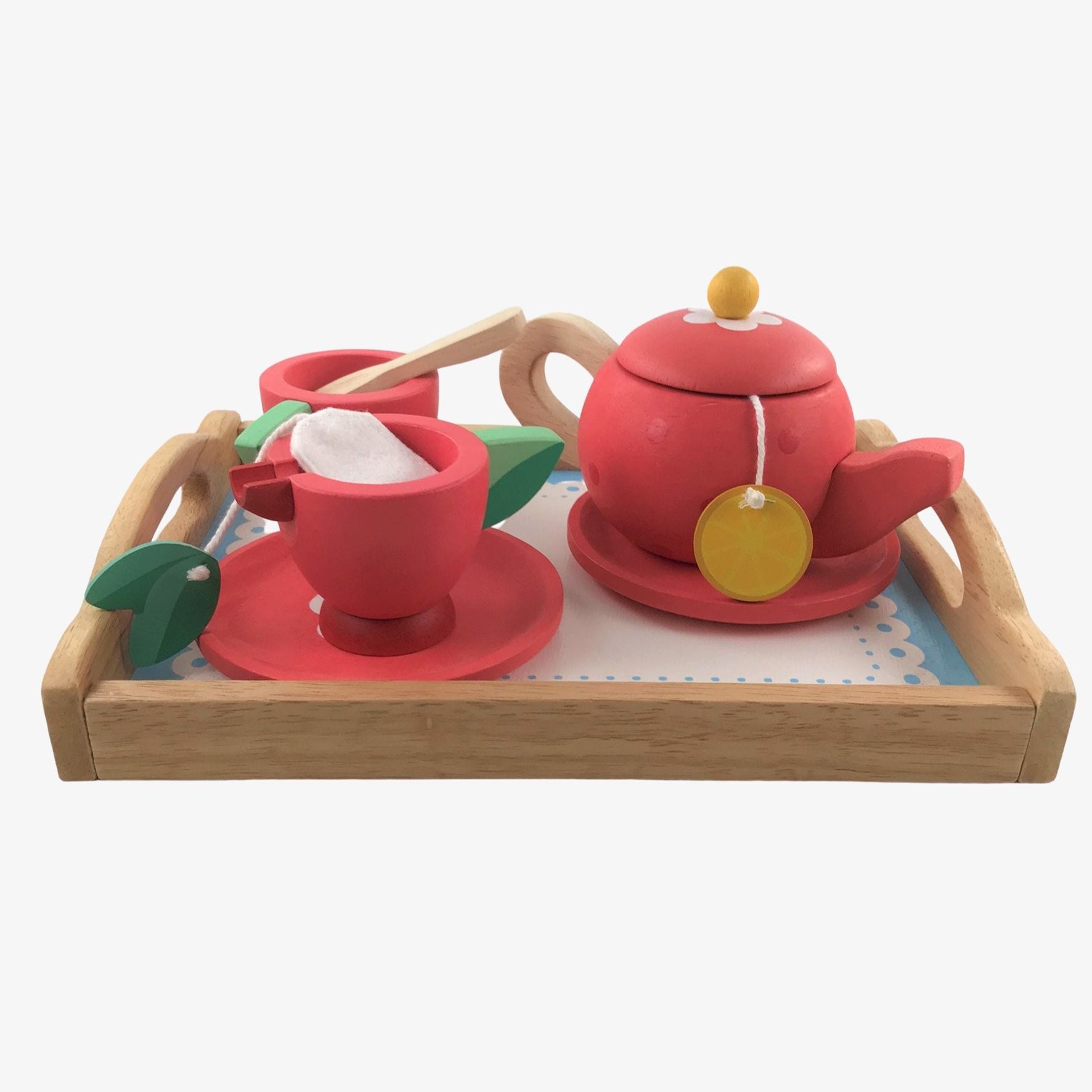Wooden Tea Set Toy Tender Leaf Toys Tea Tray Envirotoy