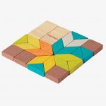 Plan Toys Mini Mosaic Wooden Kids Puzzle
