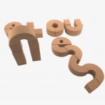 Elou Basic Vowels Cork Toy