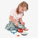 Tender Leaf Toys Pots and Pans Wooden Play set