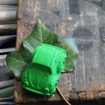 Oli and Carol Small Beetle Car Green (plastic in box hence price)