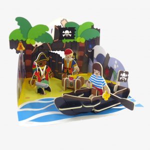 Playpress Pirate Island Pop Out Playset